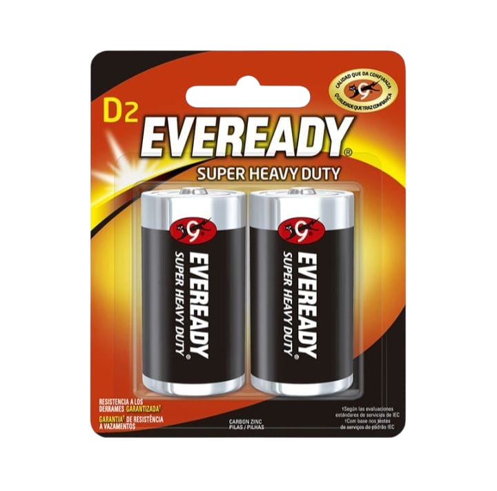 PILA EVEREADY NEGRA GDE. 1250 D2