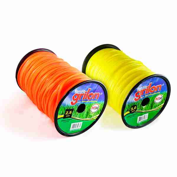 ROLLO DE TANZA NYLON BORDEADORA REDONDO 2.50 MM GRILON