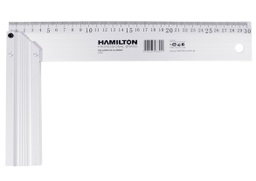 [EA30] ESCUADRA DE ALUMINIO 30 CM HAMILTON