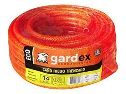 [FGP019] MANGUERA TRENZADA GARDEX - NARANJA ECO 1/2 X 25 M